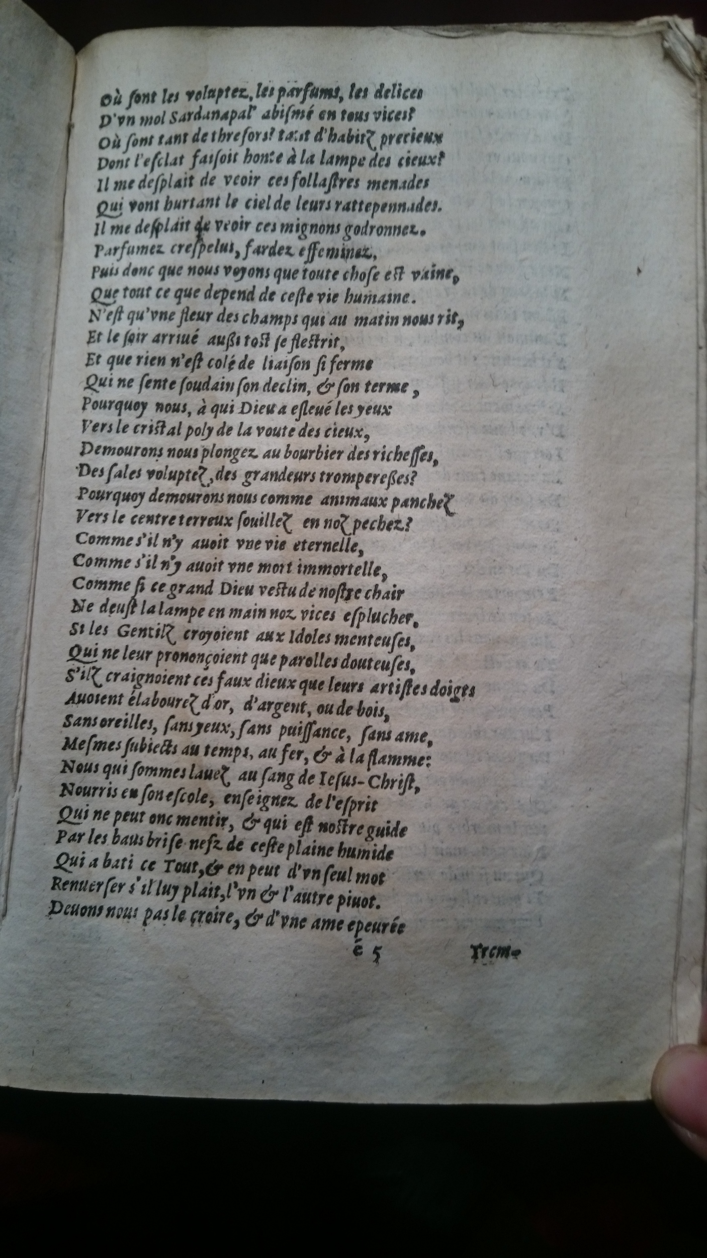 1596 - Jean Bogart - Trésor des faits et dits mémorables des hommes saints et illustres - BM Amiens