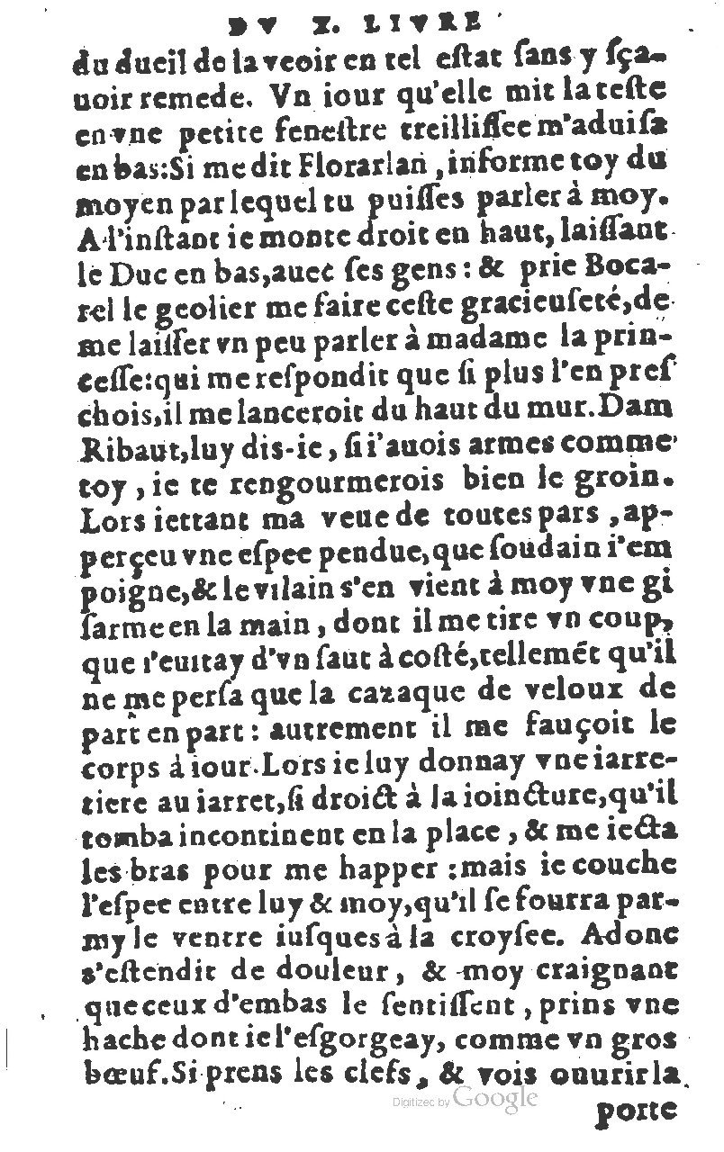 1582 - Jean Huguetan - Trésor des Amadis T. 1 - BM Lyon