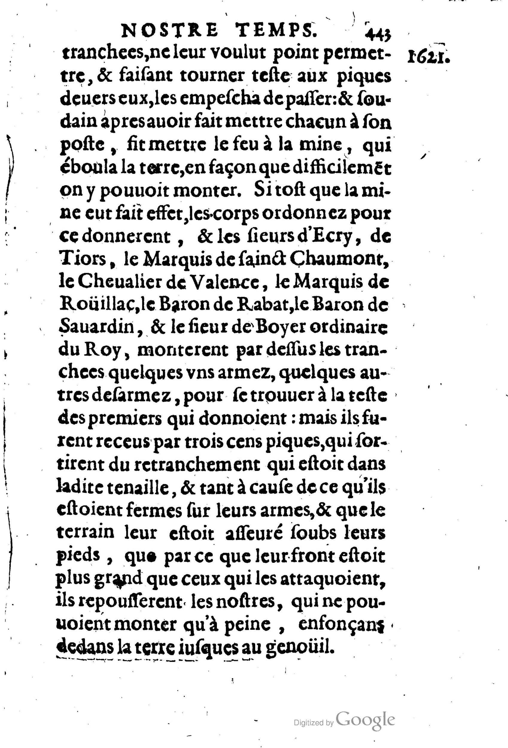 1623 - Joseph Bouillerot - Trésor de l’histoire générale de notre temps - BM Lyon