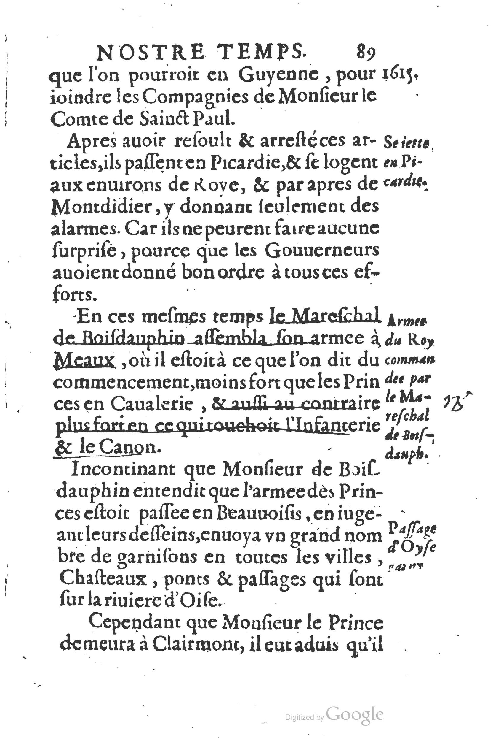 1626 - Joseph Bouillerot - Trésor de l’histoire générale de notre temps - BSB Munich