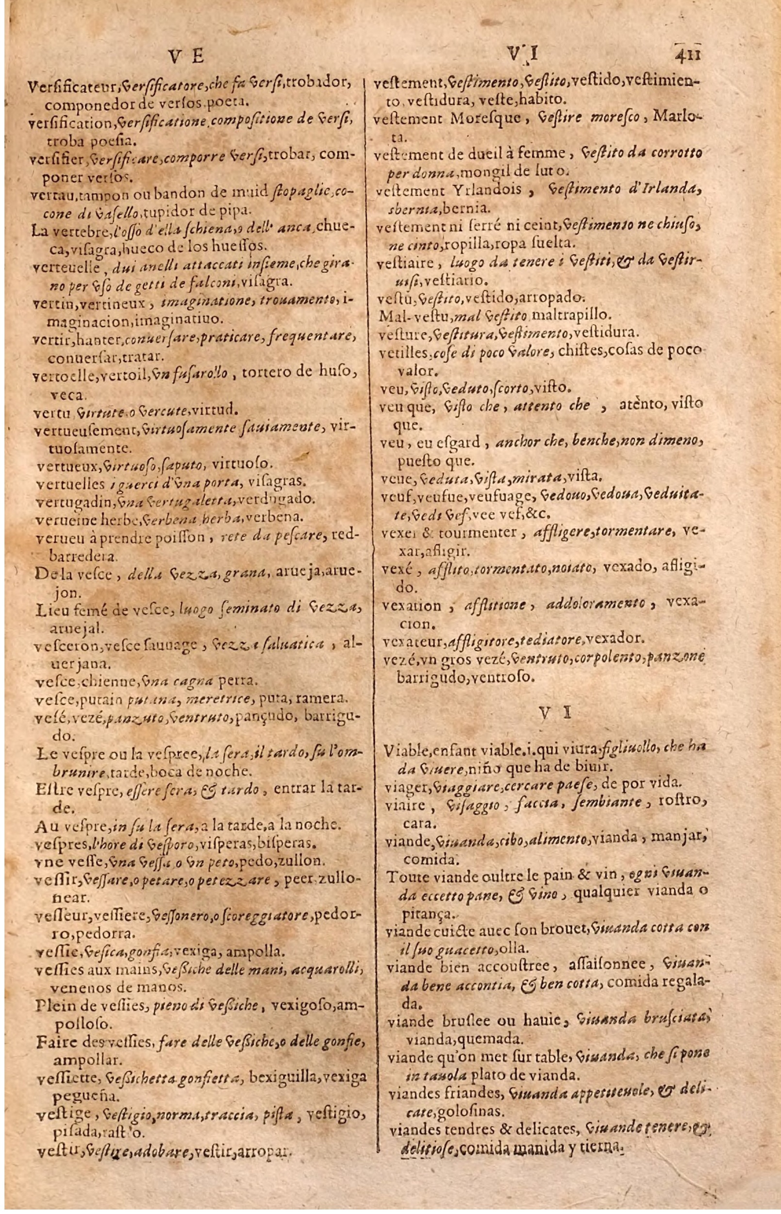 1627 - Jacques Crespin - Trésor des trois langues (Seconde partie) - Regensburg