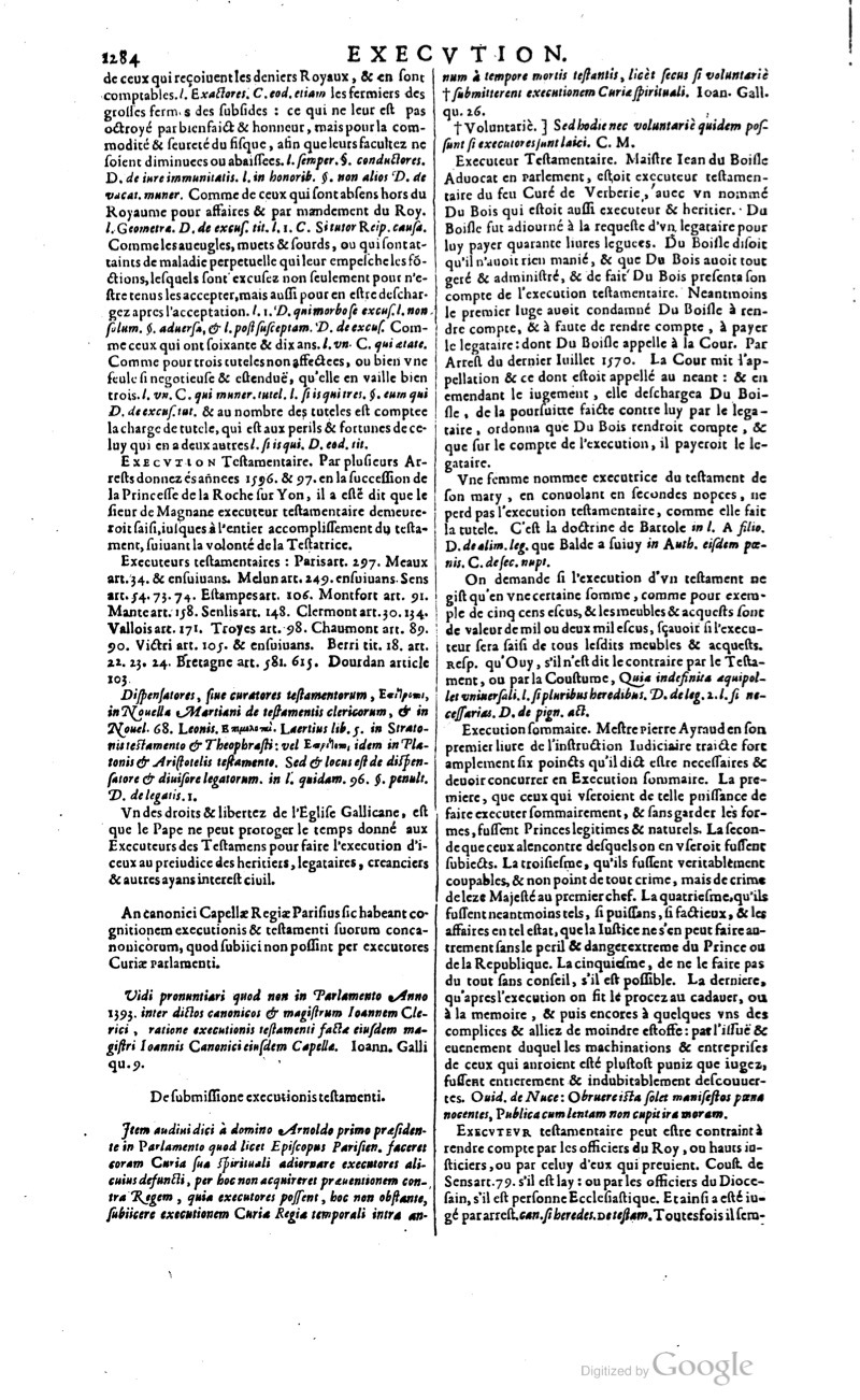 1629 - Veuve Nicolas Buon - Trésor du droit français (21754 T. 1) - BM Lyon