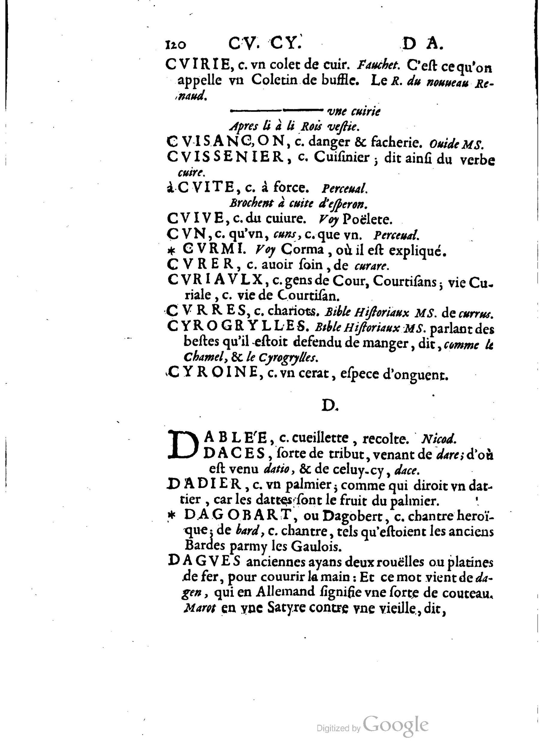 1655 - Augustin Courbé - Trésor de recherches et antiquités gauloises et françaises - BM Lyon