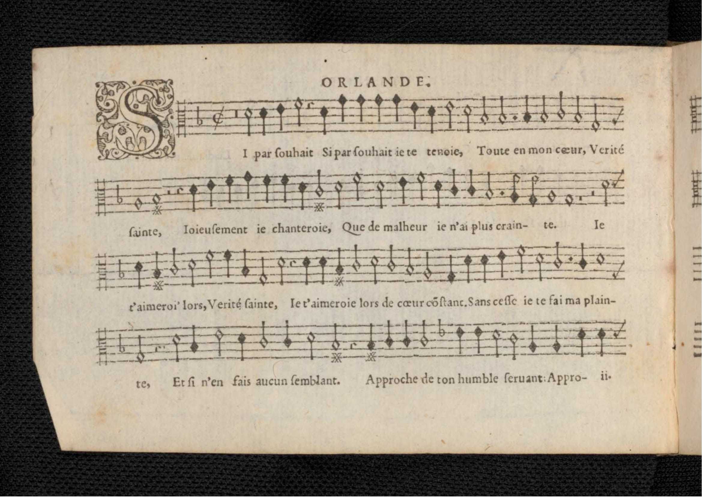 1576 - [Pierre de Saint-André] - Trésor de musique d’Orlande de Lassus Tenor - KBR Bruxelles