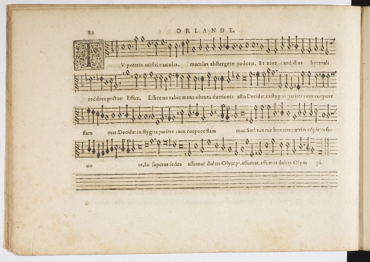 1594 - Paul Marceau - Trésor de musique d&#039;Orlande de Lassus, Superius, Bassus, Tenor, Quinta pars - BnF