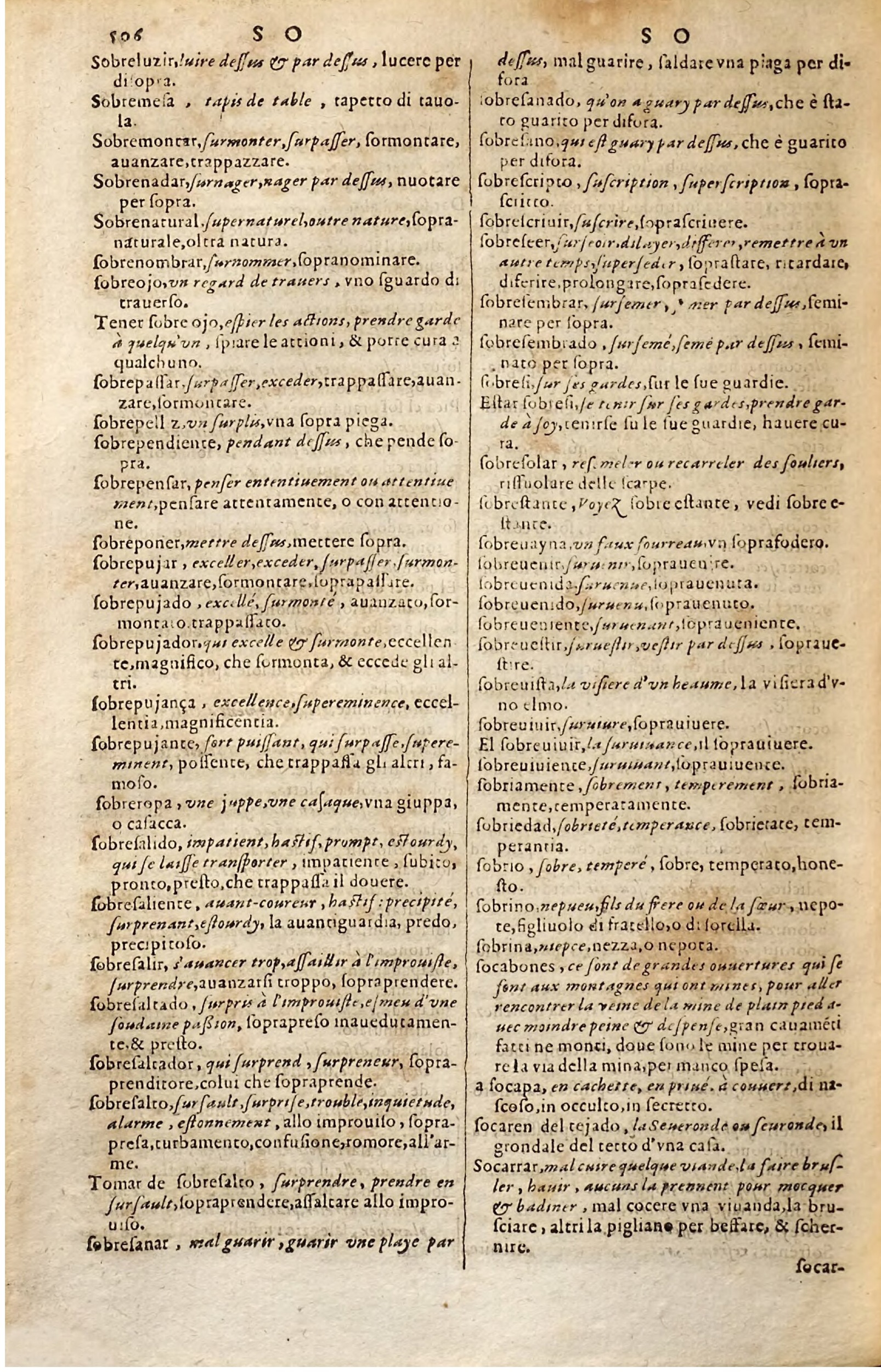 1627 - Jacques Crespin - Trésor des trois langues - Regensburg