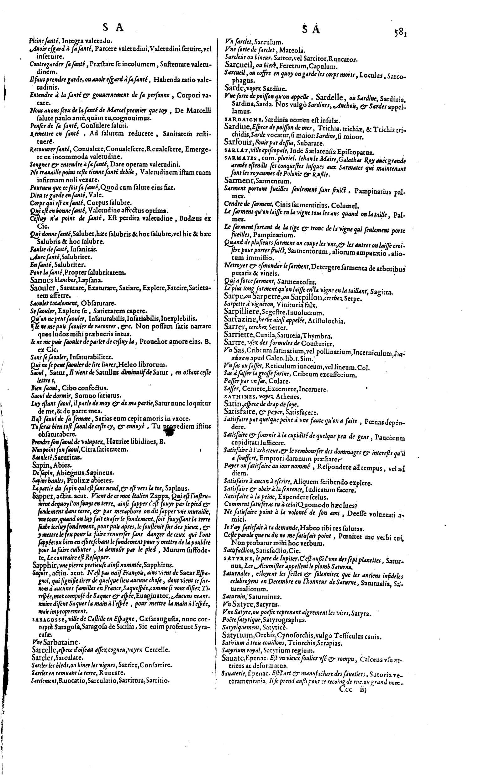 1606 - David Douceur - Trésor de la langue française - BM Lyon 1606 - David Douceur - Trésor de la langue française - BM Lyon