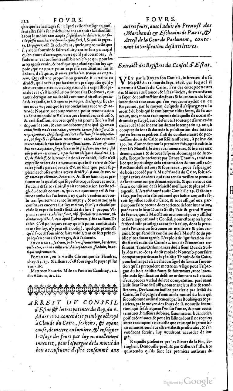 1629 - Veuve Nicolas Buon - Trésor du droit français (21754 T. 2) - BM Lyon