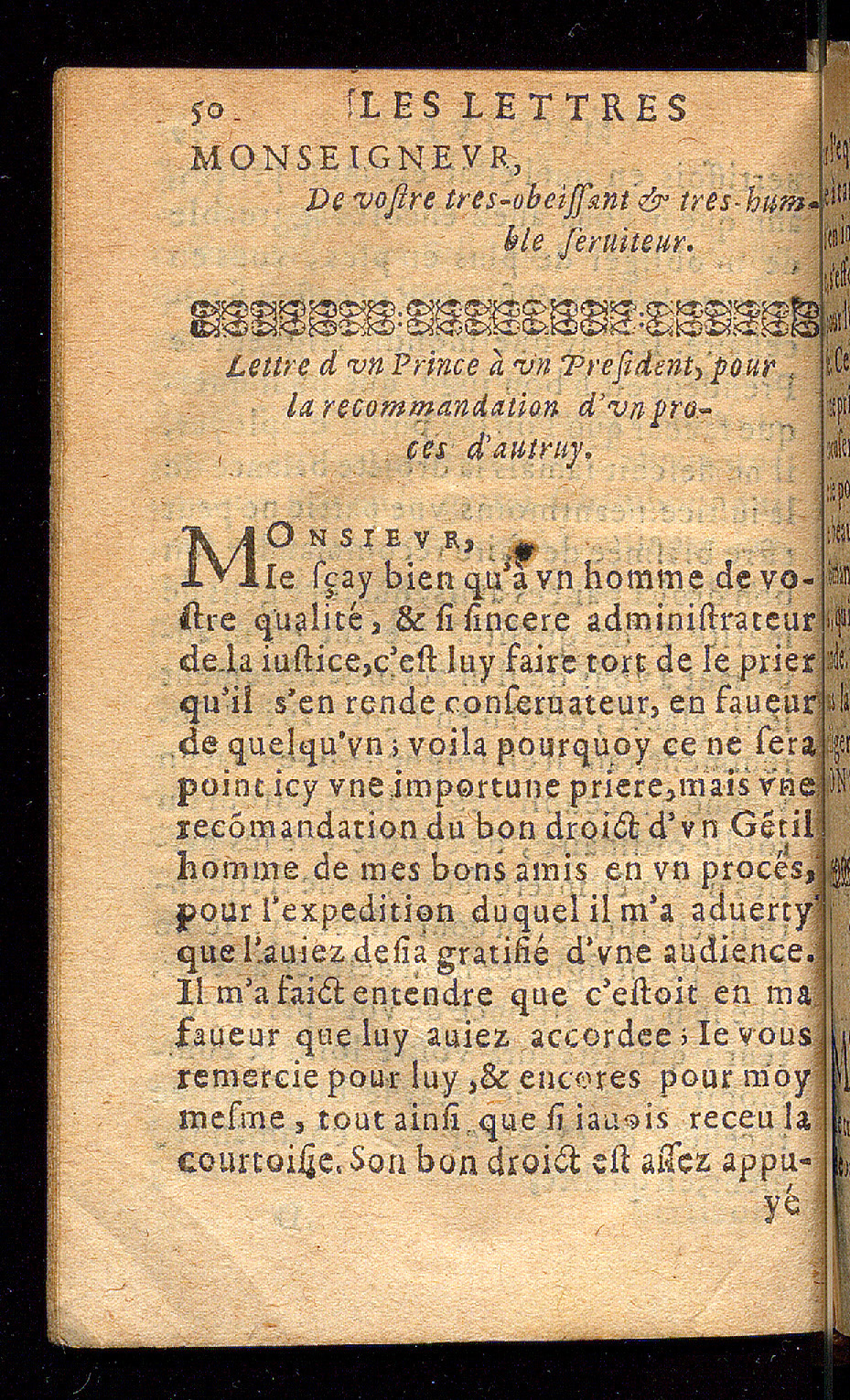 1614 - Barthélemy Vincent - Élite et Trésor des lettres missives - Bâle