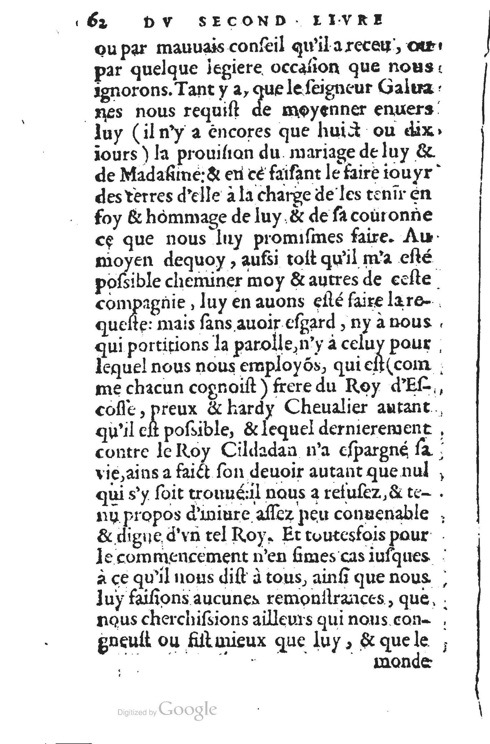 1560 - Jean d’Ogerolles et Gabriel Cotier Lyon - Trésor des Amadis - BSB Munich