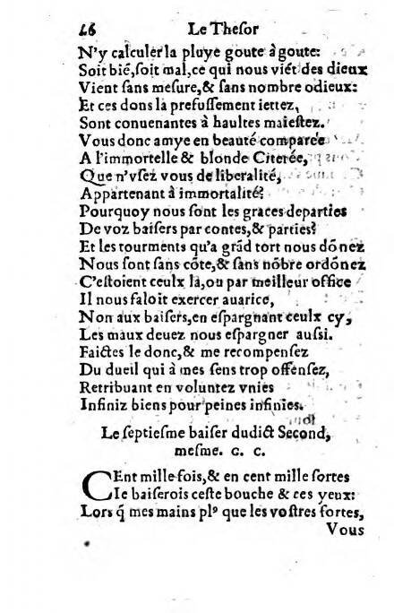 1556c. - Étienne Denise - Trésor des joyeuses inventions du parangon de poésies - ÖNB Vienne