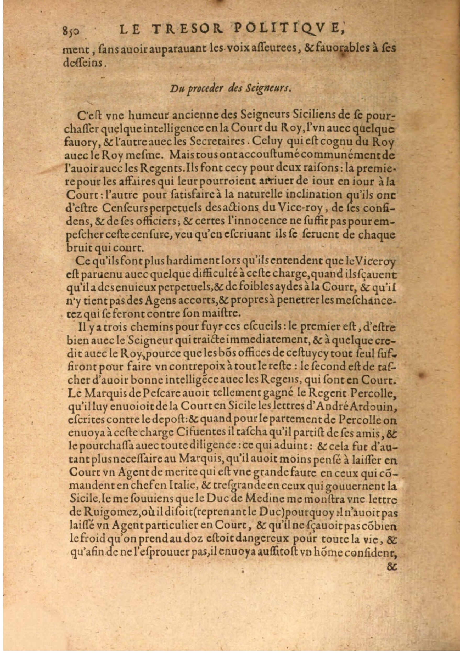 1608 - Nicolas Du Fossé - Trésor politique - BSB Munich