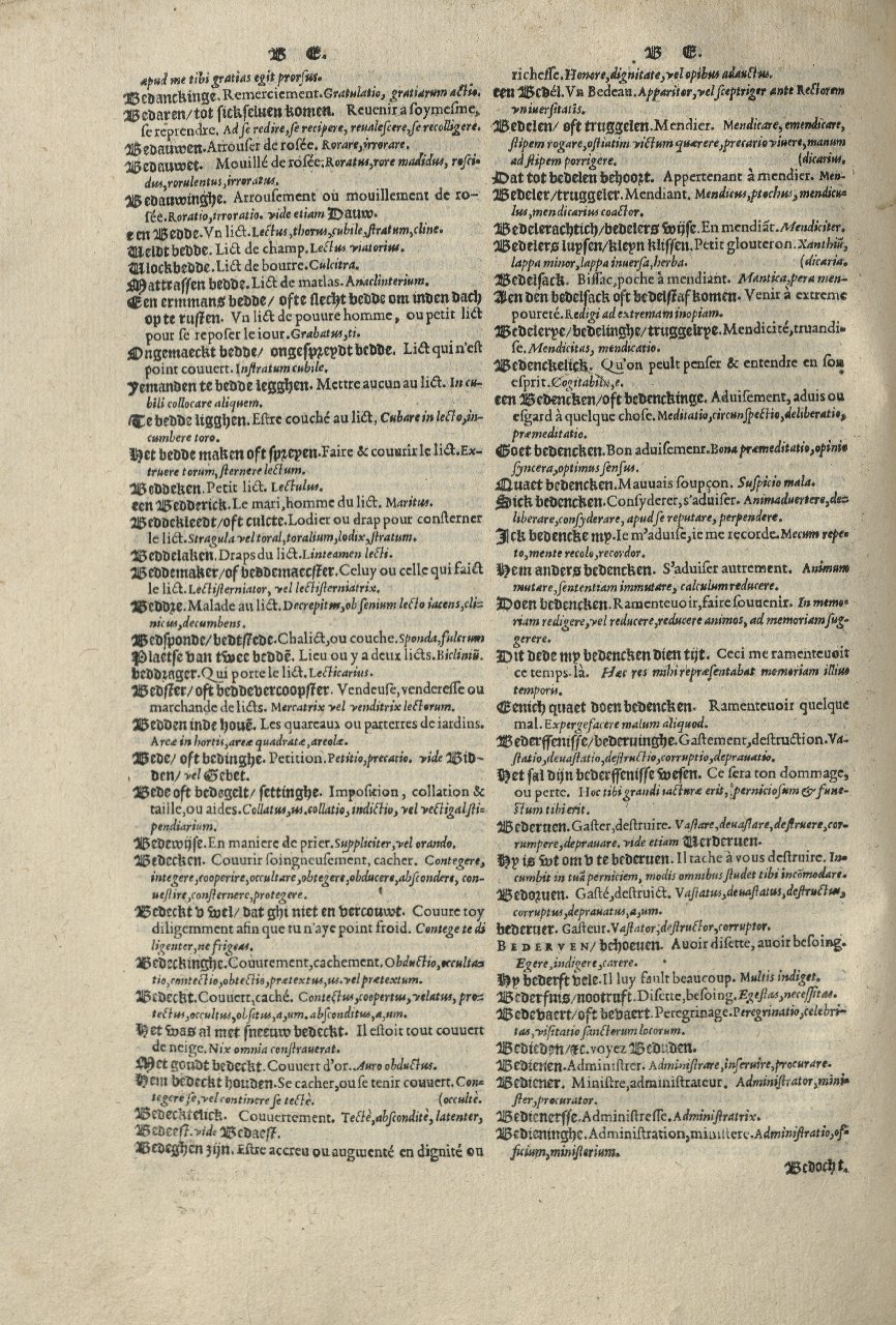 1573 - Christophe Plantin - Trésor du langage bas-allemand - Greifswald 1573 - Christophe Plantin - Trésor du langage bas-allemand - Greifswald