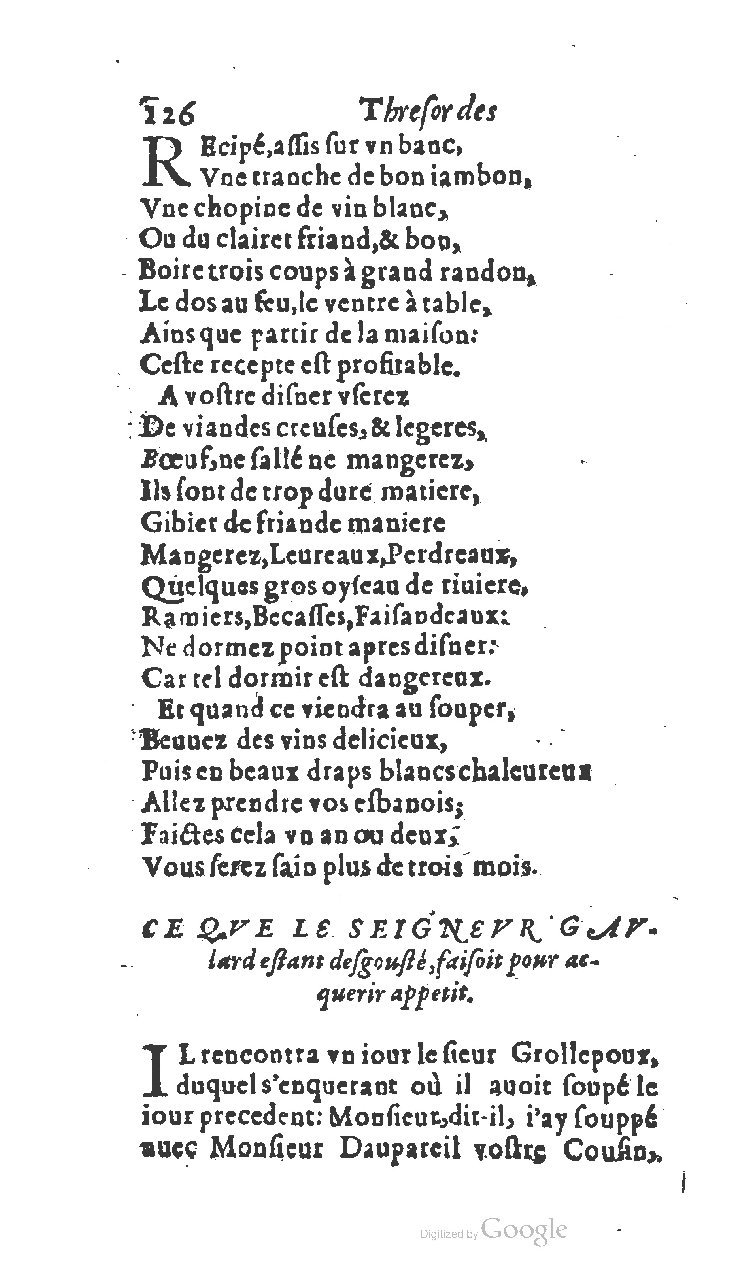1611 - Jean Osmont - Trésor des récréations - BSB Munich