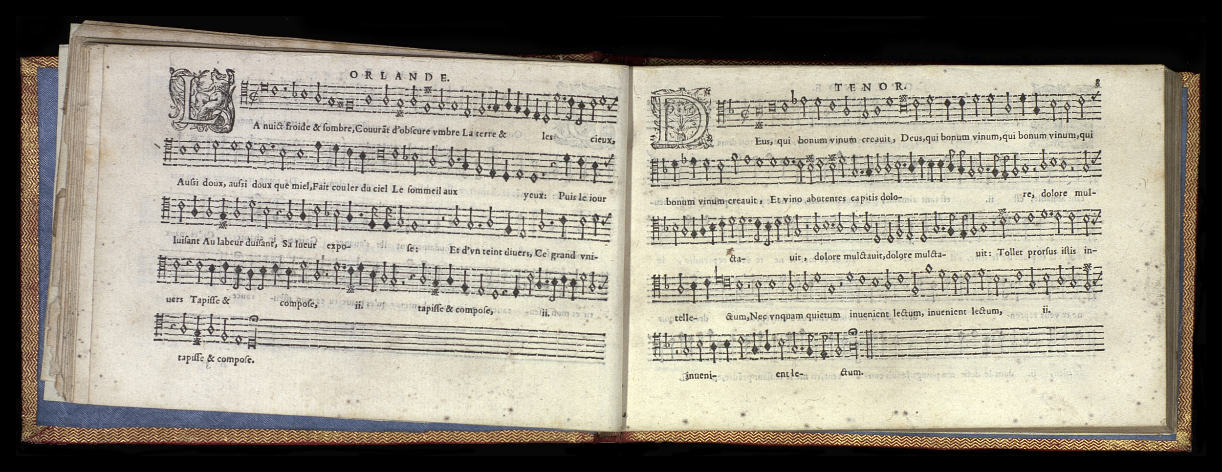 1582 - [Pierre de Saint-André] - Trésor de musique d’Orlande de Lassus Tenor - Mons