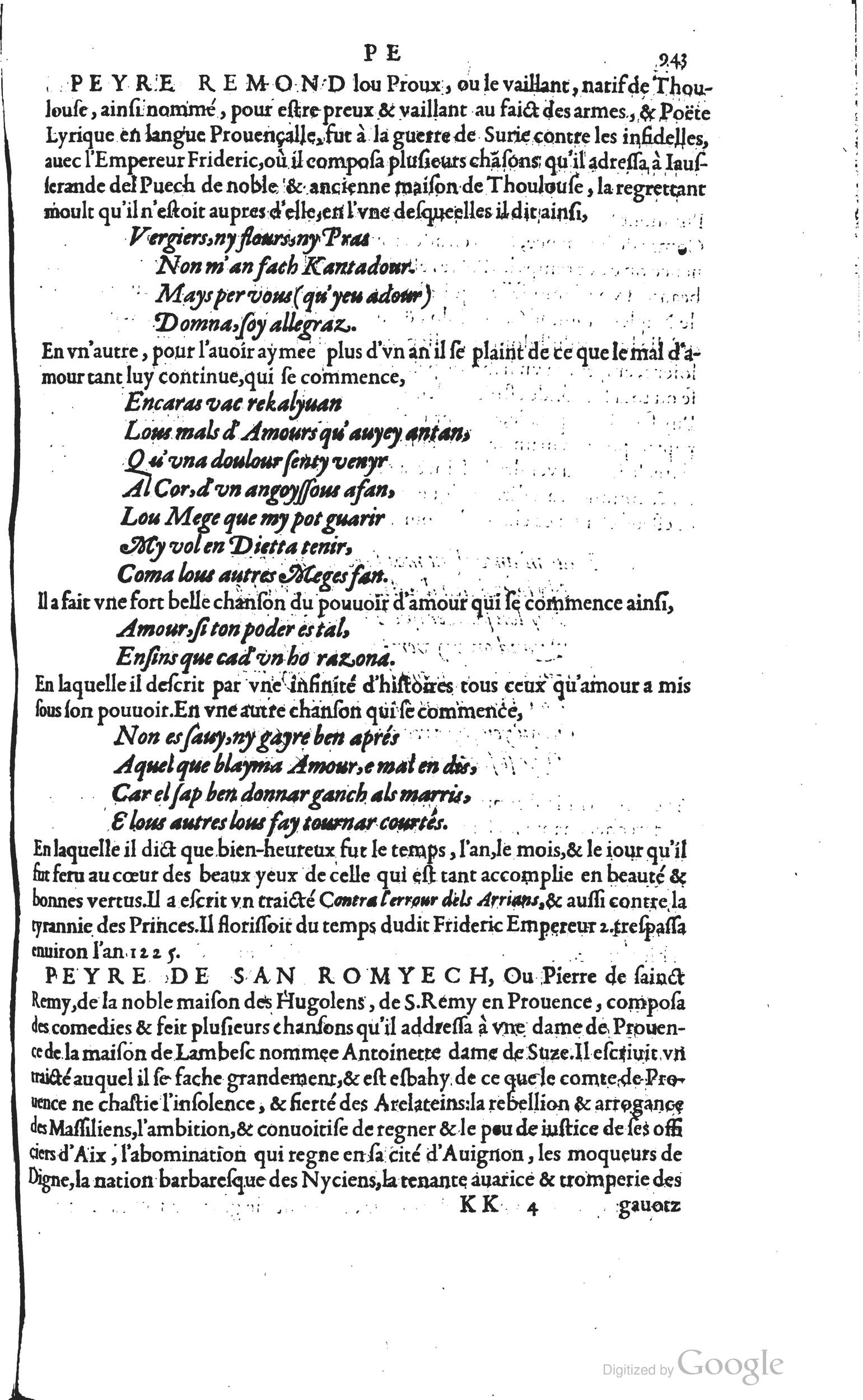 1585 - Barthélemy Honorat - Bibliothèques françaises - BSB Munich