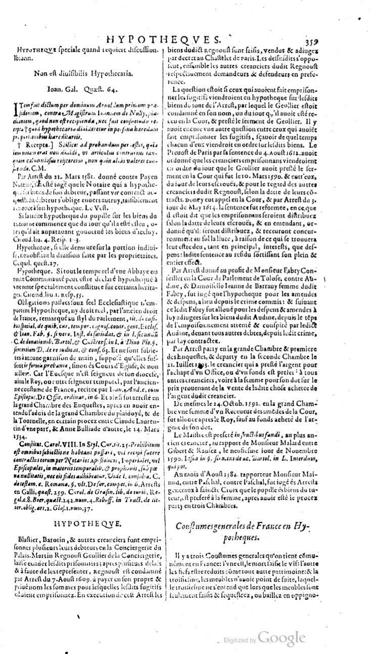 1629 - Veuve Nicolas Buon - Trésor du droit français (21754 T. 2) - BM Lyon
