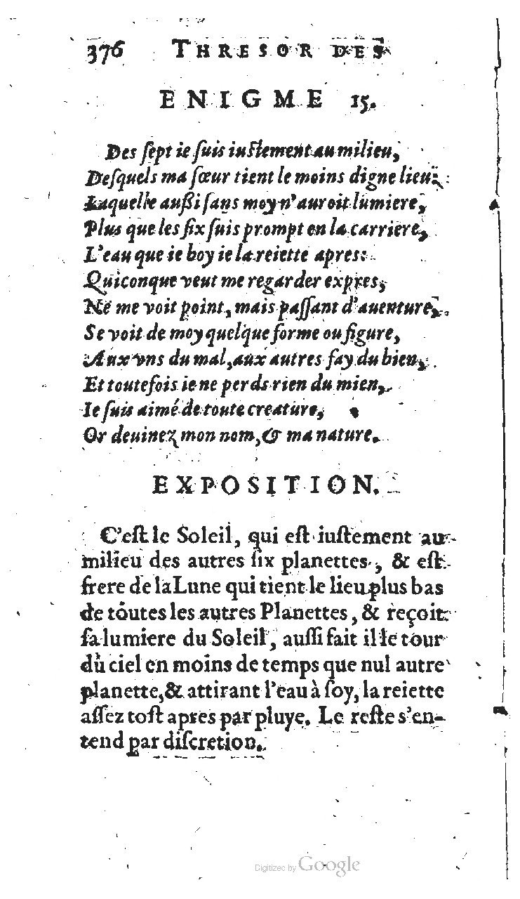 1627 - Jean Delamare - Trésor des récréations - BSB Munich