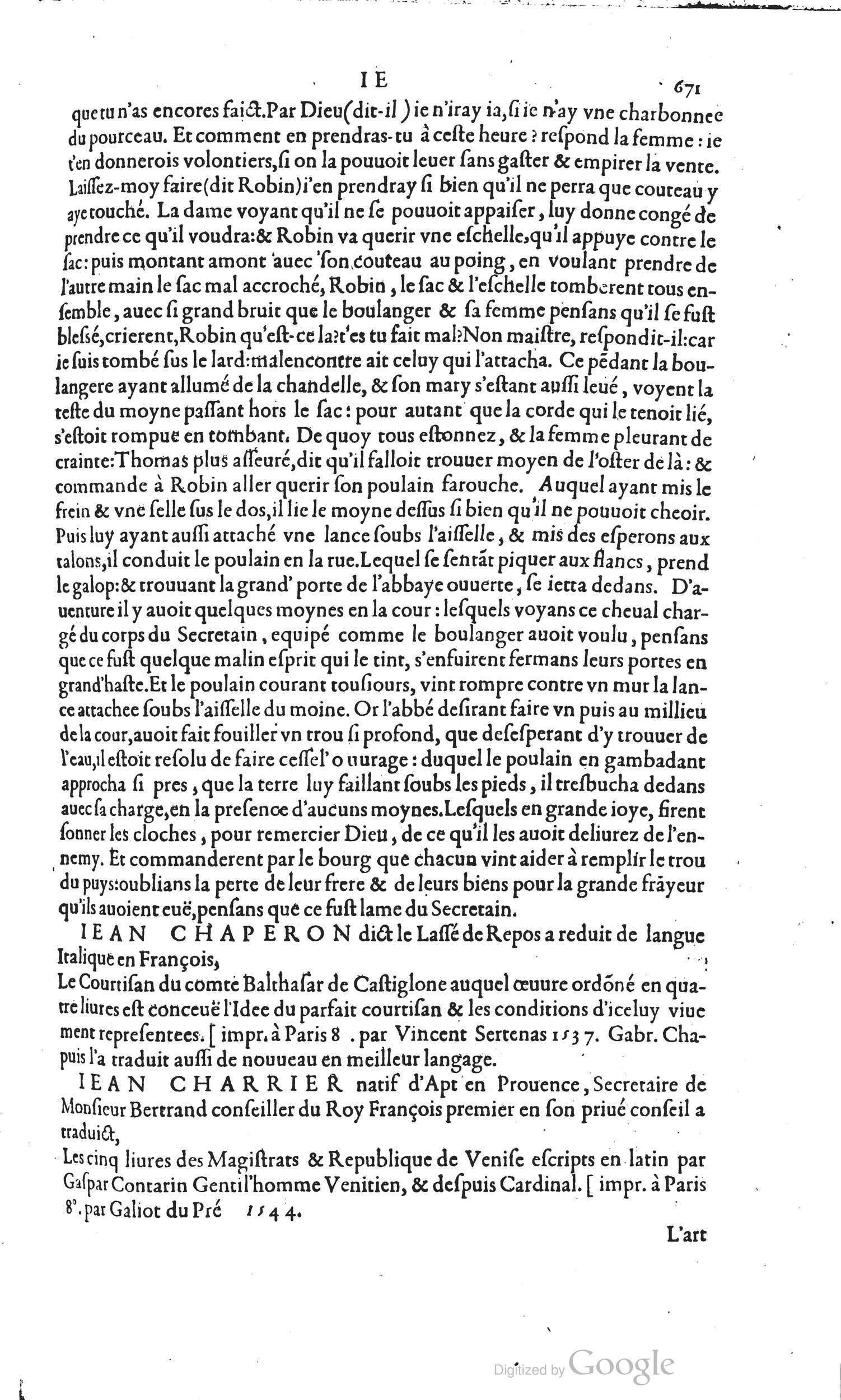 1585 - Barthélemy Honorat - Bibliothèques françaises - BSB Munich