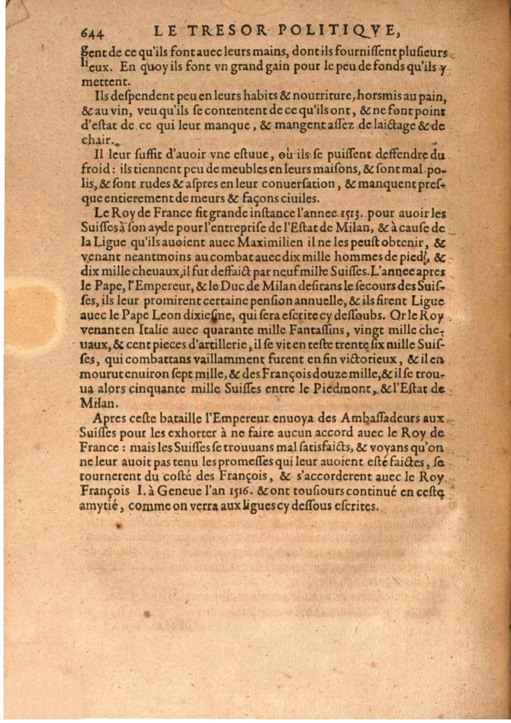 1608 - Nicolas Du Fossé - Trésor politique - BSB Munich
