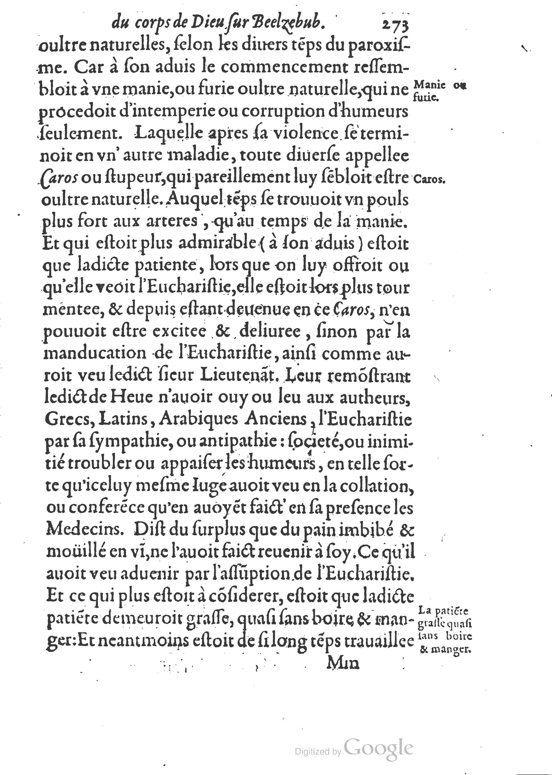 1578 - Nicolas Chesneau - Trésor et entière histoire de la triomphante victoire du corps de Dieu sur l’esprit malin - British Library 1578 - Nicolas Chesneau - Trésor et entière histoire de la triomphante victoire du corps de Dieu sur l’esprit malin - British Library