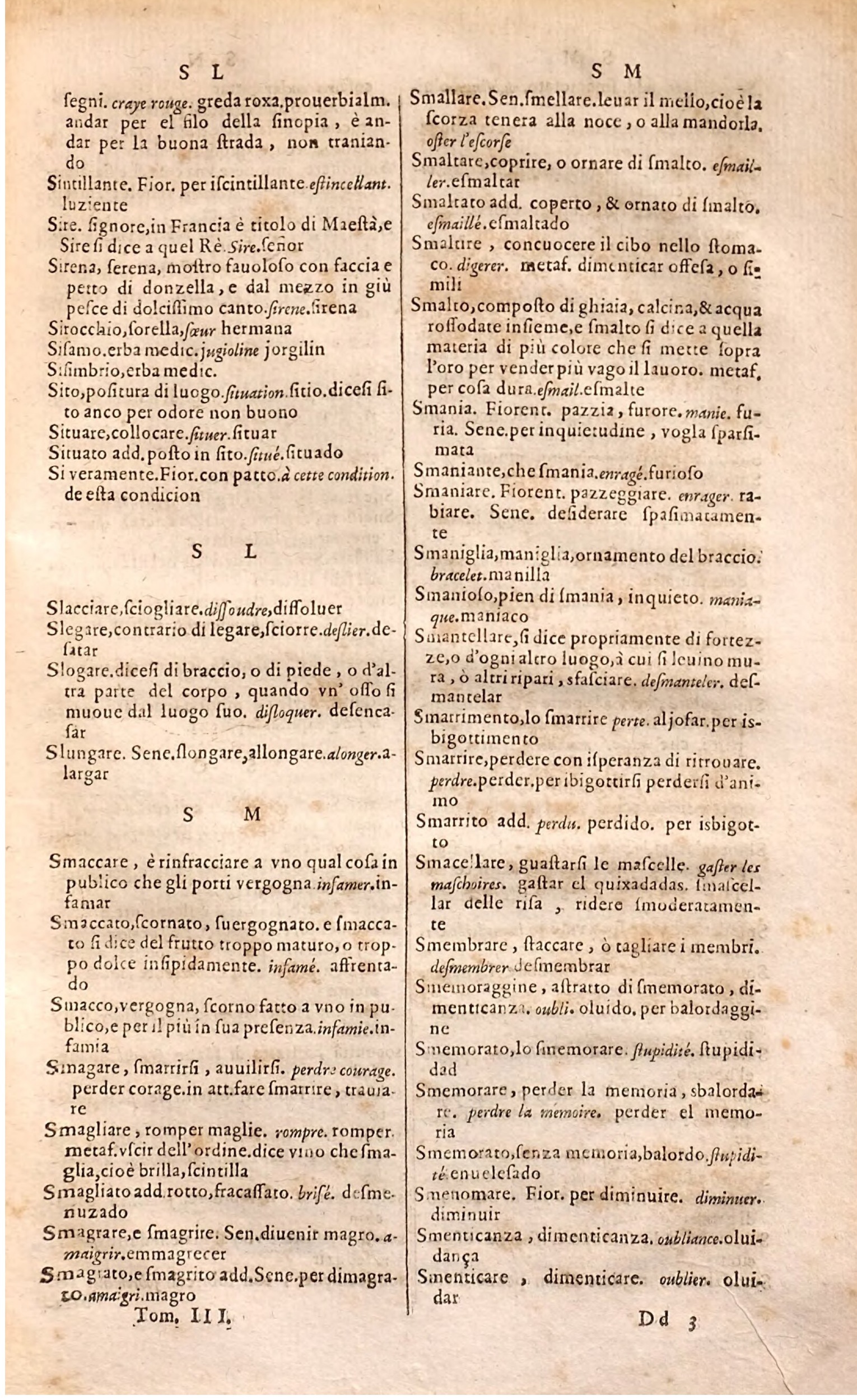 1627 - Jacques Crespin - Trésor des trois langues (Troisième partie) - Regensburg