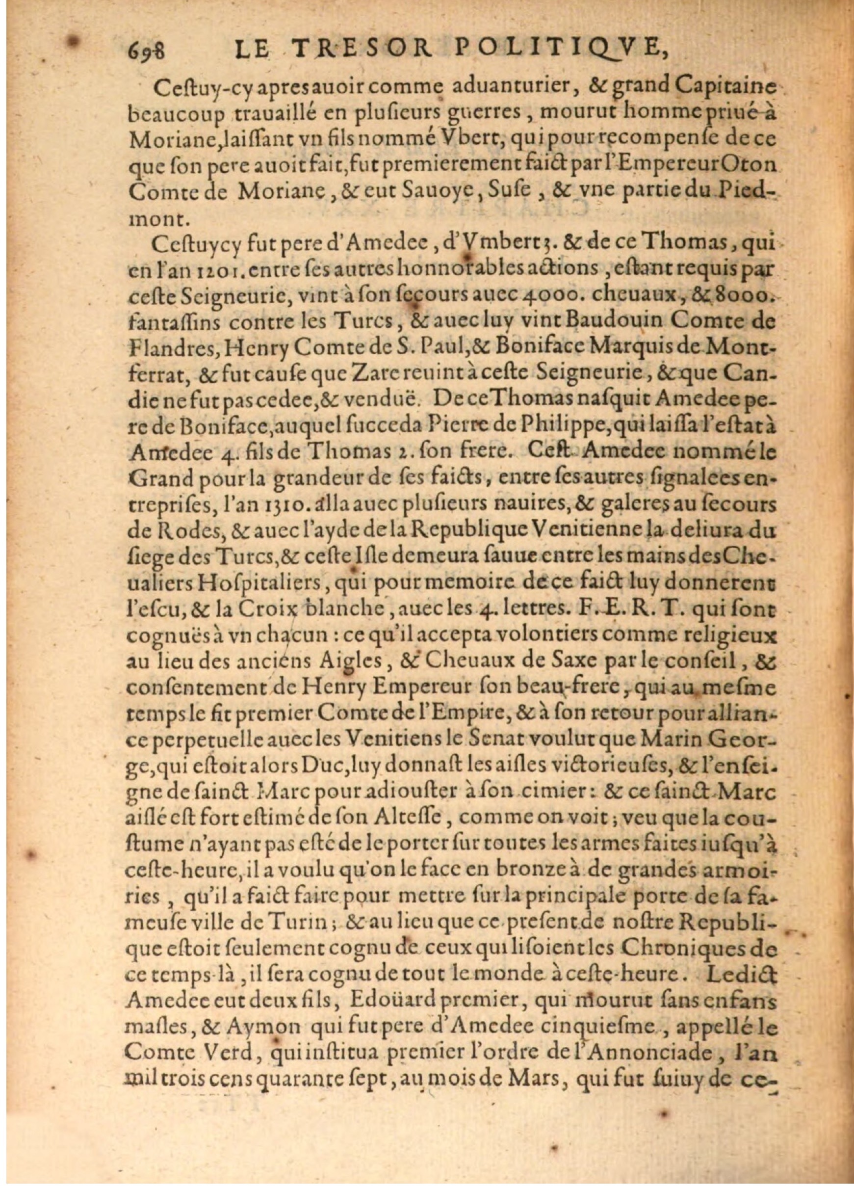 1608 - Pierre Chevalier - Trésor politique - BSB Munich