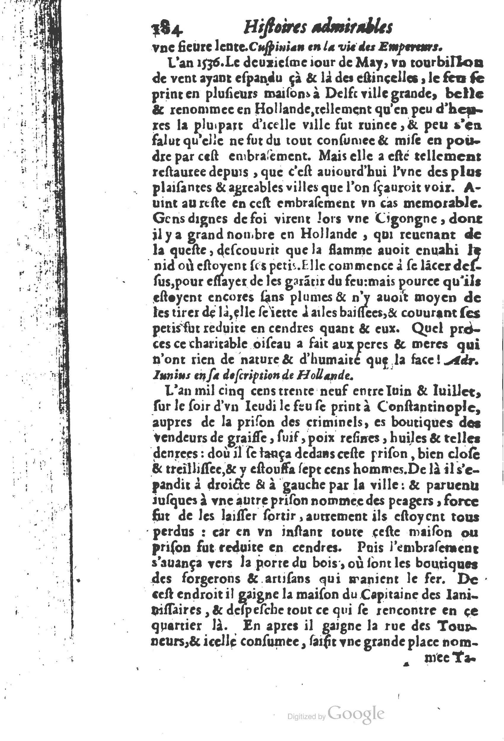 1610 - Paul Marceau - Trésor d’histoires admirables et mémorables - Princeton