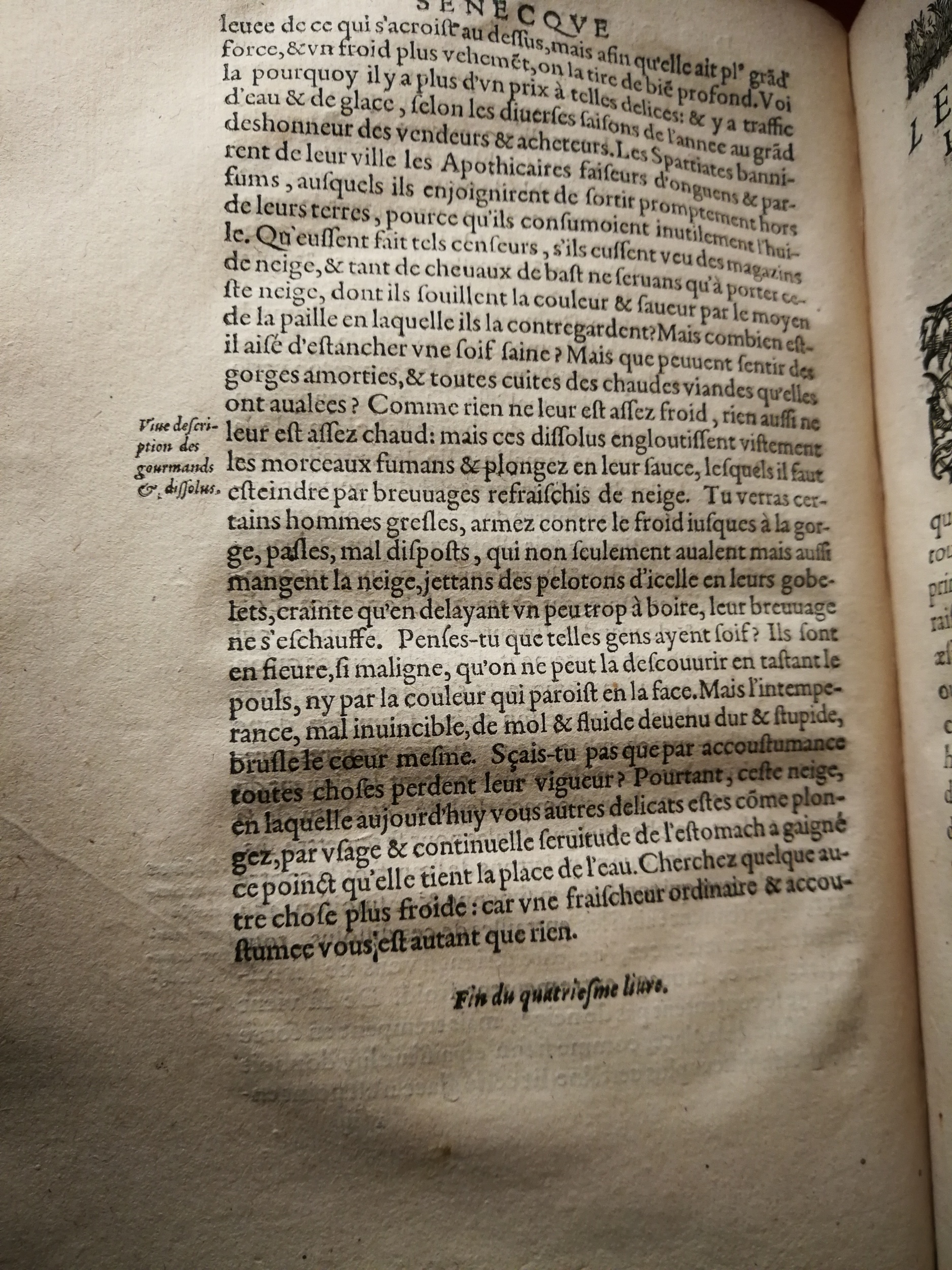 1595 - Jean Houzé - Œuvres morales et mêlées de Sénèque, Trésor de philosophie morale - T. 3 - BnF