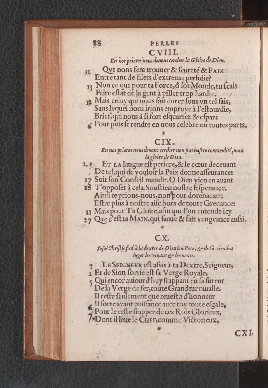 1577 - Jean de Laon - Trésor des 150 psaumes de David - Genève