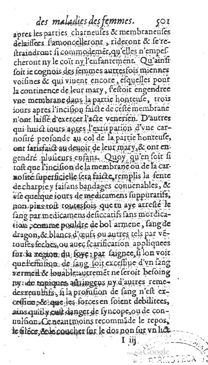 1585 - Jacques du Puis - Trésor des remèdes secrets pour les maladies des femmes - BnF