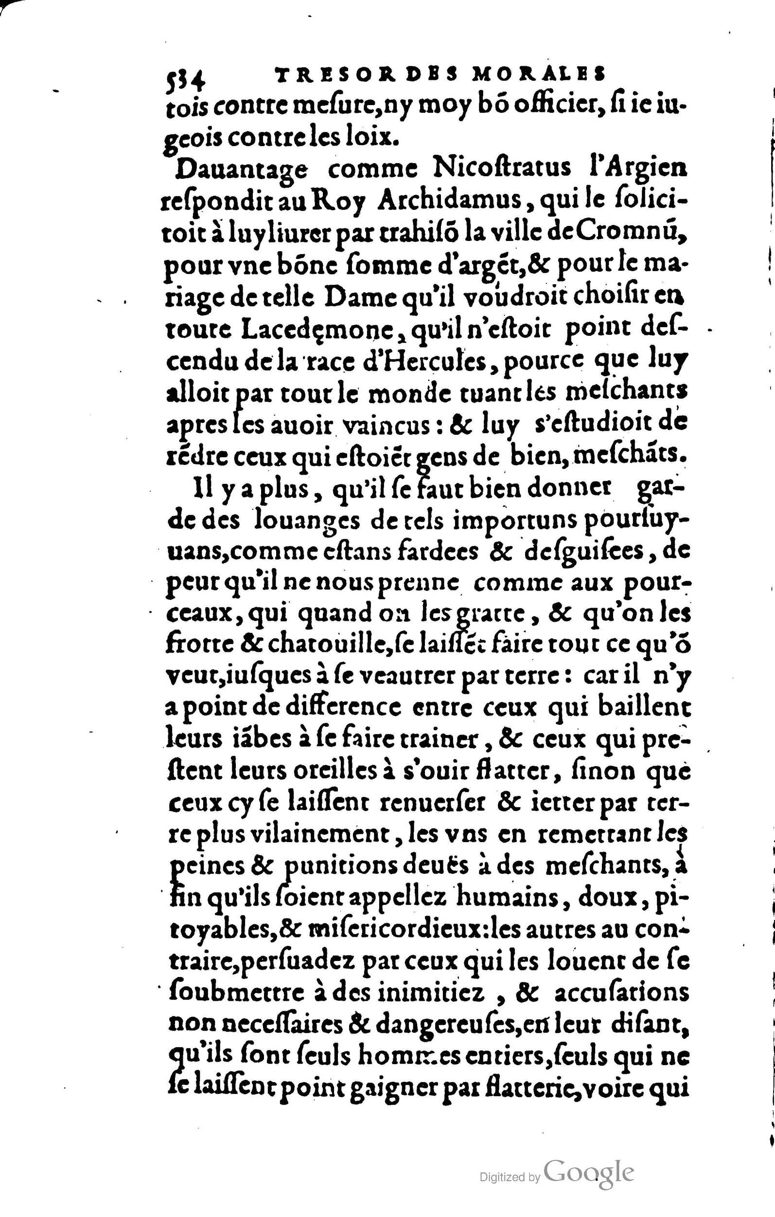 1578 - Jean Poupy - Trésor des morales de Plutarque - BSB Munich