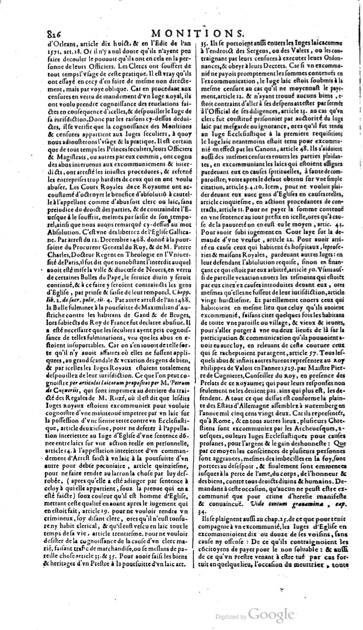 1629 - Veuve Nicolas Buon - Trésor du droit français (21754 T. 2) - BM Lyon