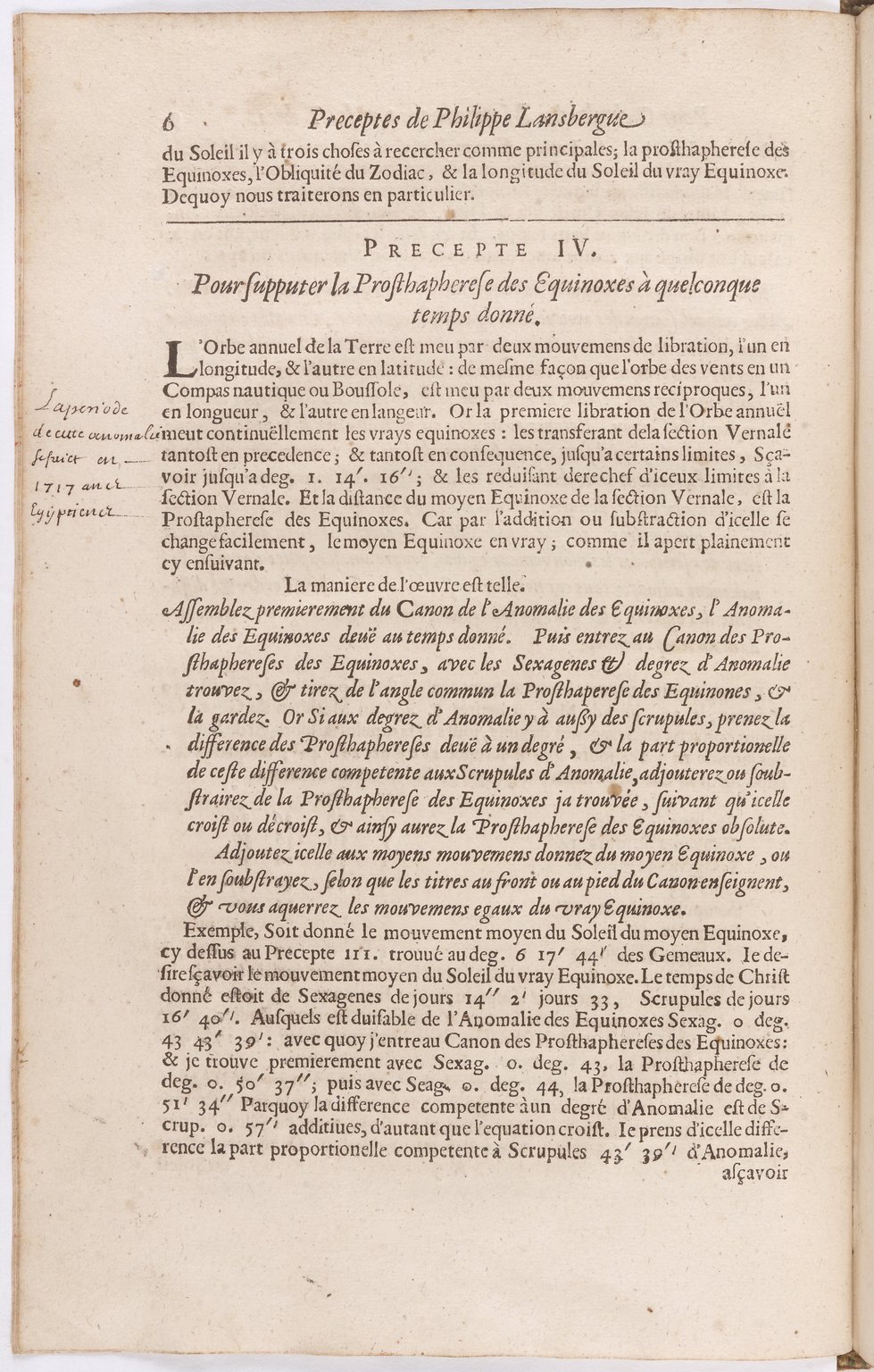 1634 - Zacharie Roman - Les Tables perpétuelles - BnF Arsenal
