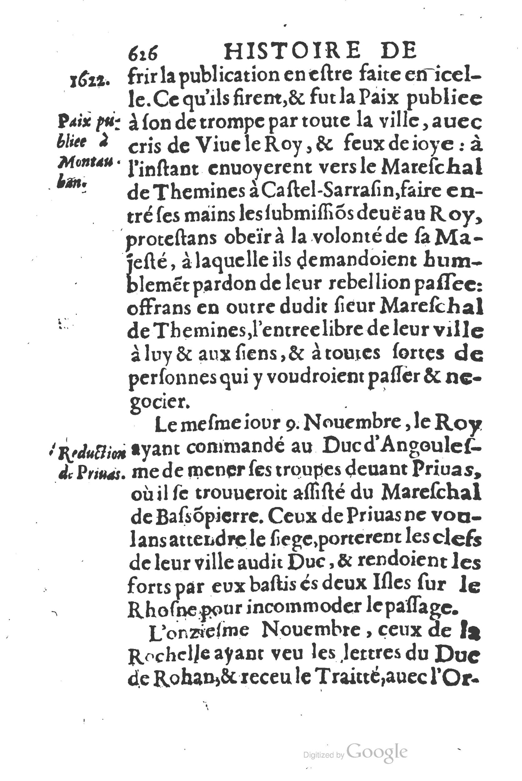 1626 - Joseph Bouillerot - Trésor de l’histoire générale de notre temps - BSB Munich
