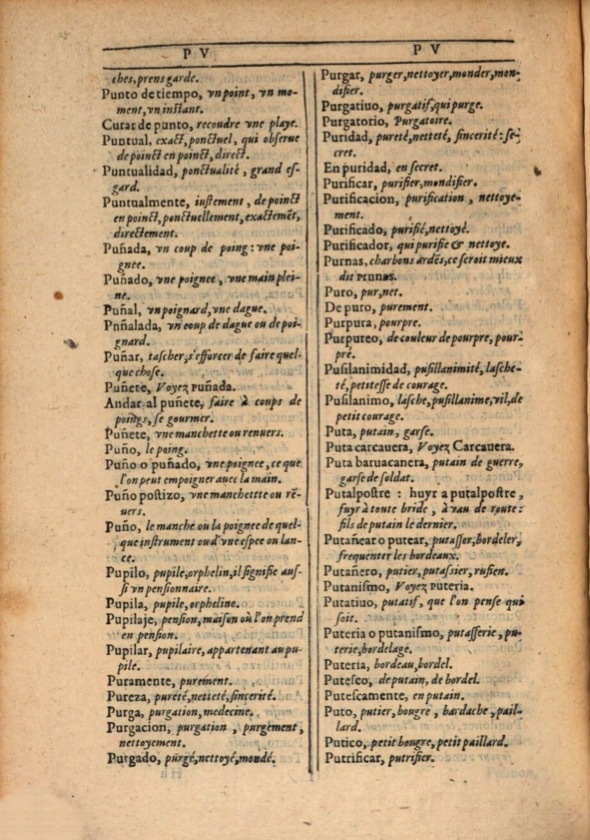 1607 - Marc Orry - Trésor des deux langues espagnole et française (Première et Seconde parties) - ÖNB Wien
