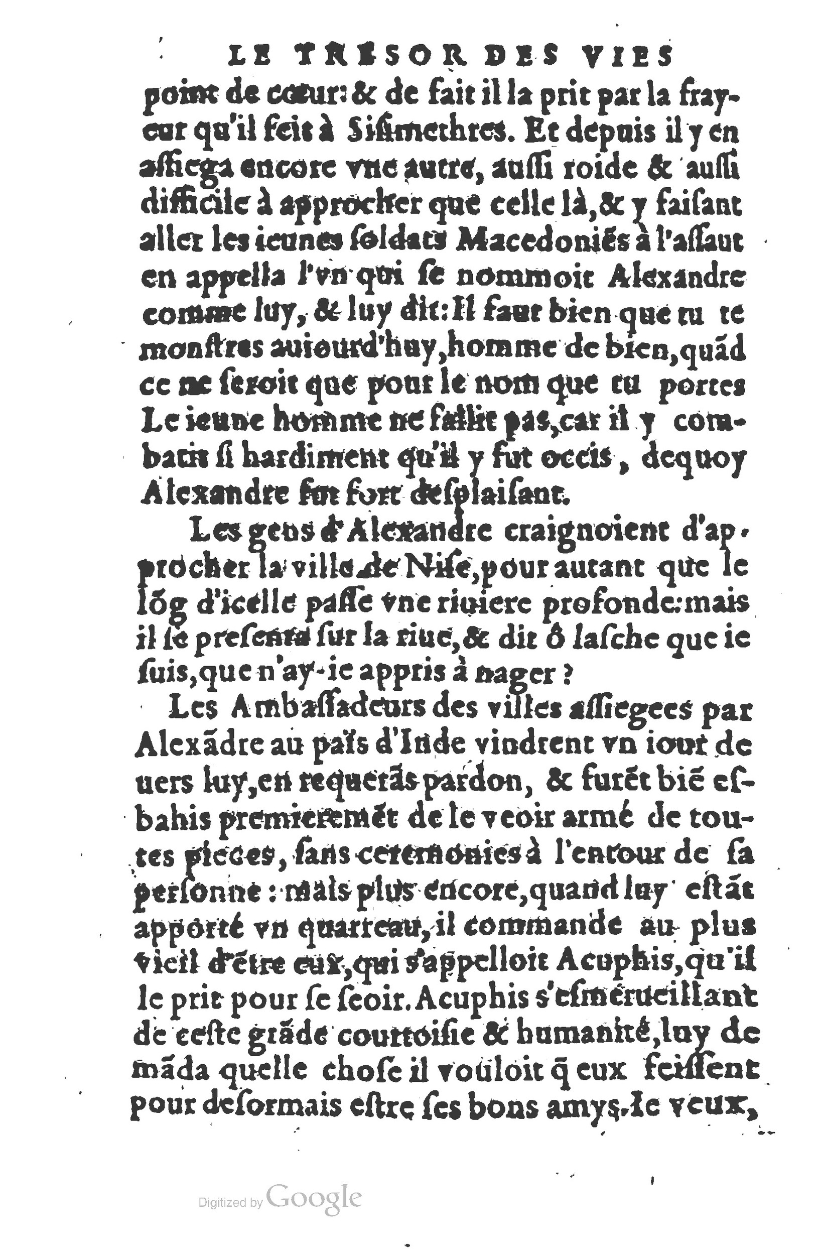1577 - Claude Micard - Trésor des vies de Plutarque - BSB Munich