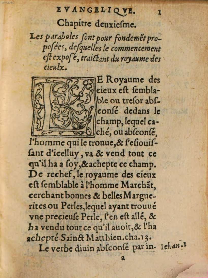 1548 - René Avril et Vivant Gaulterot - Perle précieuse évangélique et Trésor divin - BSB Munich 1548 - René Avril et Vivant Gaulterot - Perle précieuse évangélique et Trésor divin - BSB Munich
