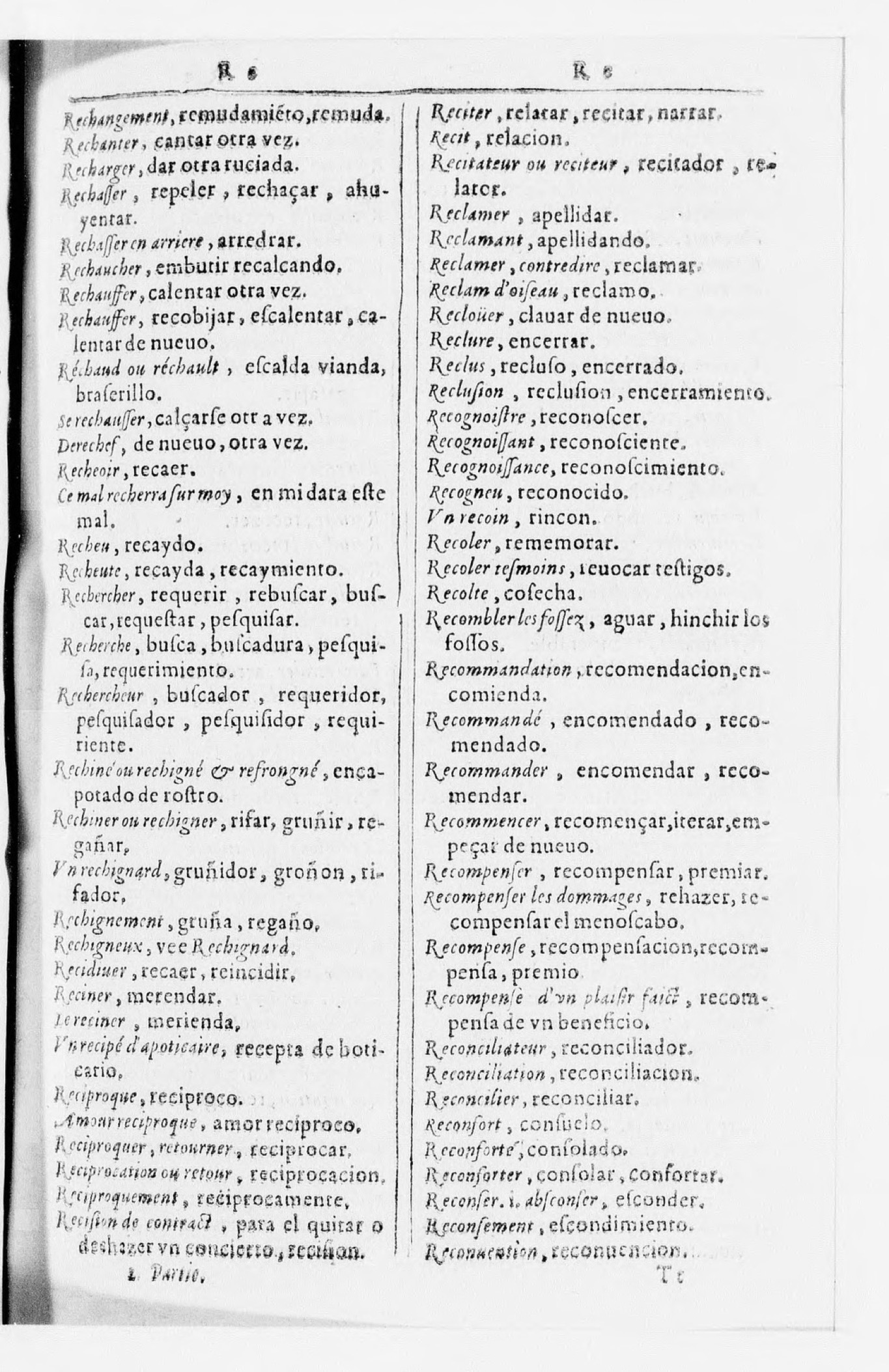 1616 - Veuve Marc Orry - Trésor des deux langues espagnole et française (Seconde partie) - BnF 1616 - Veuve Marc Orry - Trésor des deux langues espagnole et française (Seconde partie) - BnF