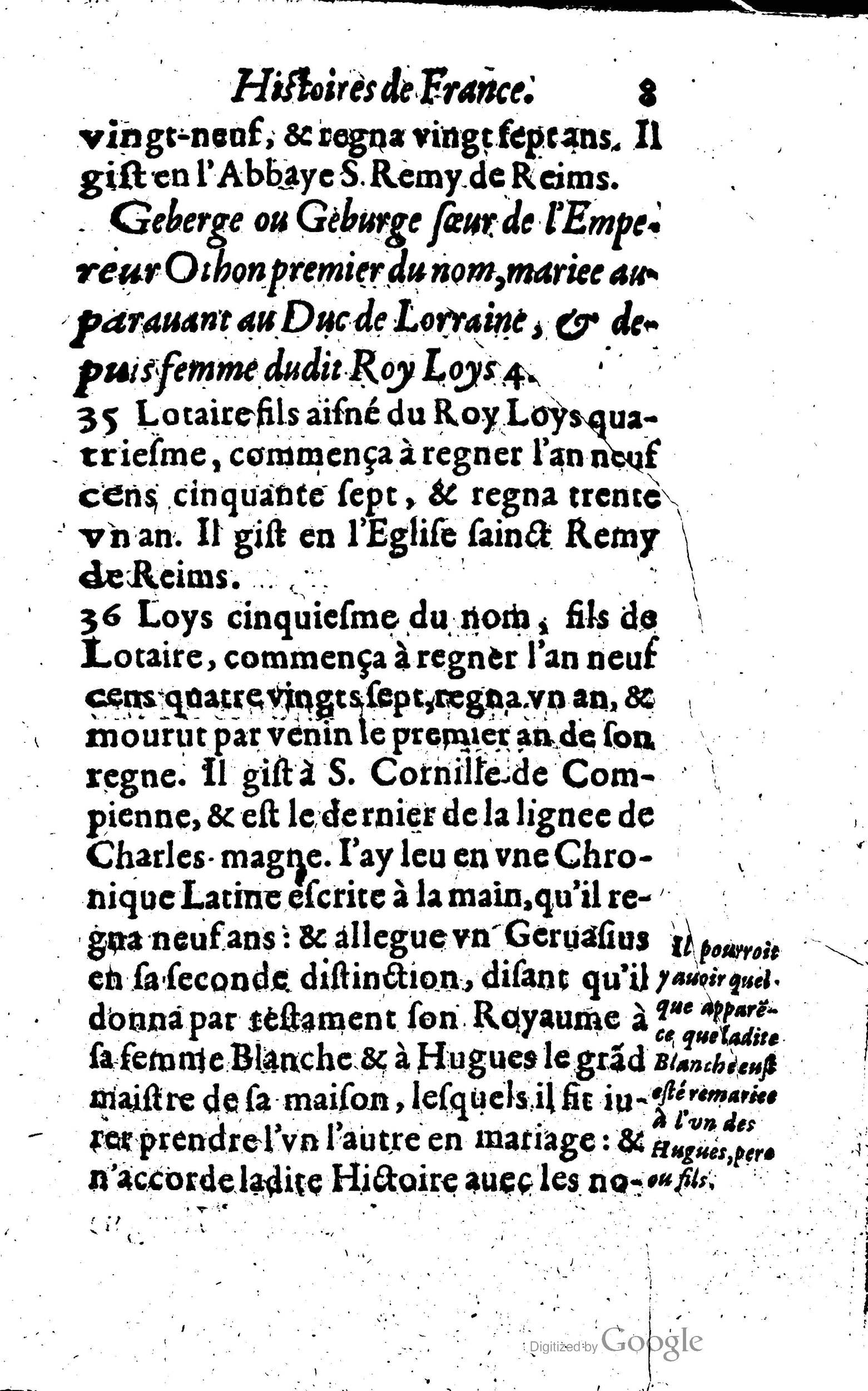 1619 - Jean Corrozet - Trésor des histoires de France - Anvers Musée Plantin-Moretus