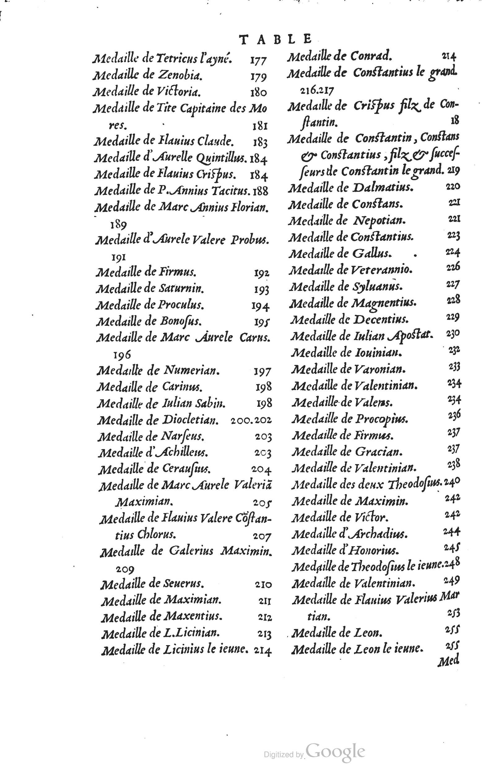 1553 - Jacopo Strada et Thomas Guérin - Épitome du Trésor des antiquités - Prague 1553 - Jacopo Strada et Thomas Guérin - Épitome du Trésor des antiquités - Prague