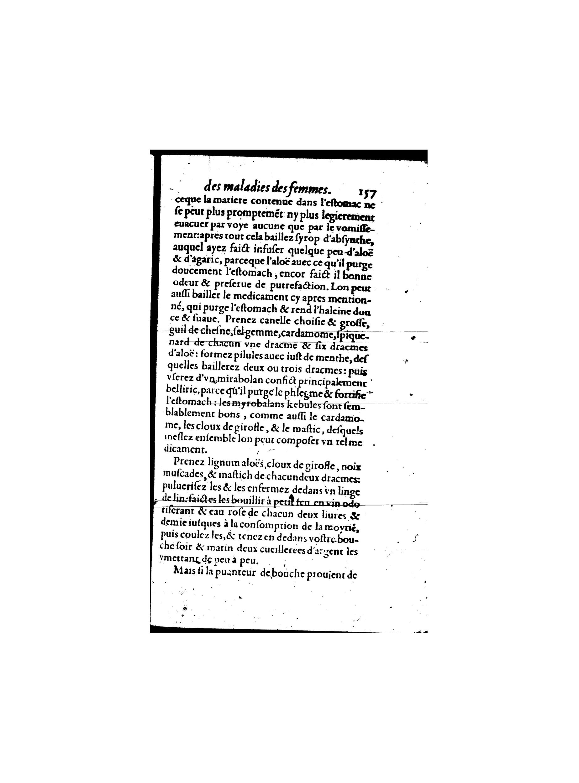 1587 - Jacques du Puis - Trésor des remèdes secrets pour les maladies des femmes - BnF 1587 - Jacques du Puis - Trésor des remèdes secrets pour les maladies des femmes - BnF