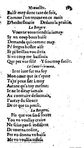 1623 - Jacques Cailloüé - Trésor ou recueil des chansons amoureuses - British Library
