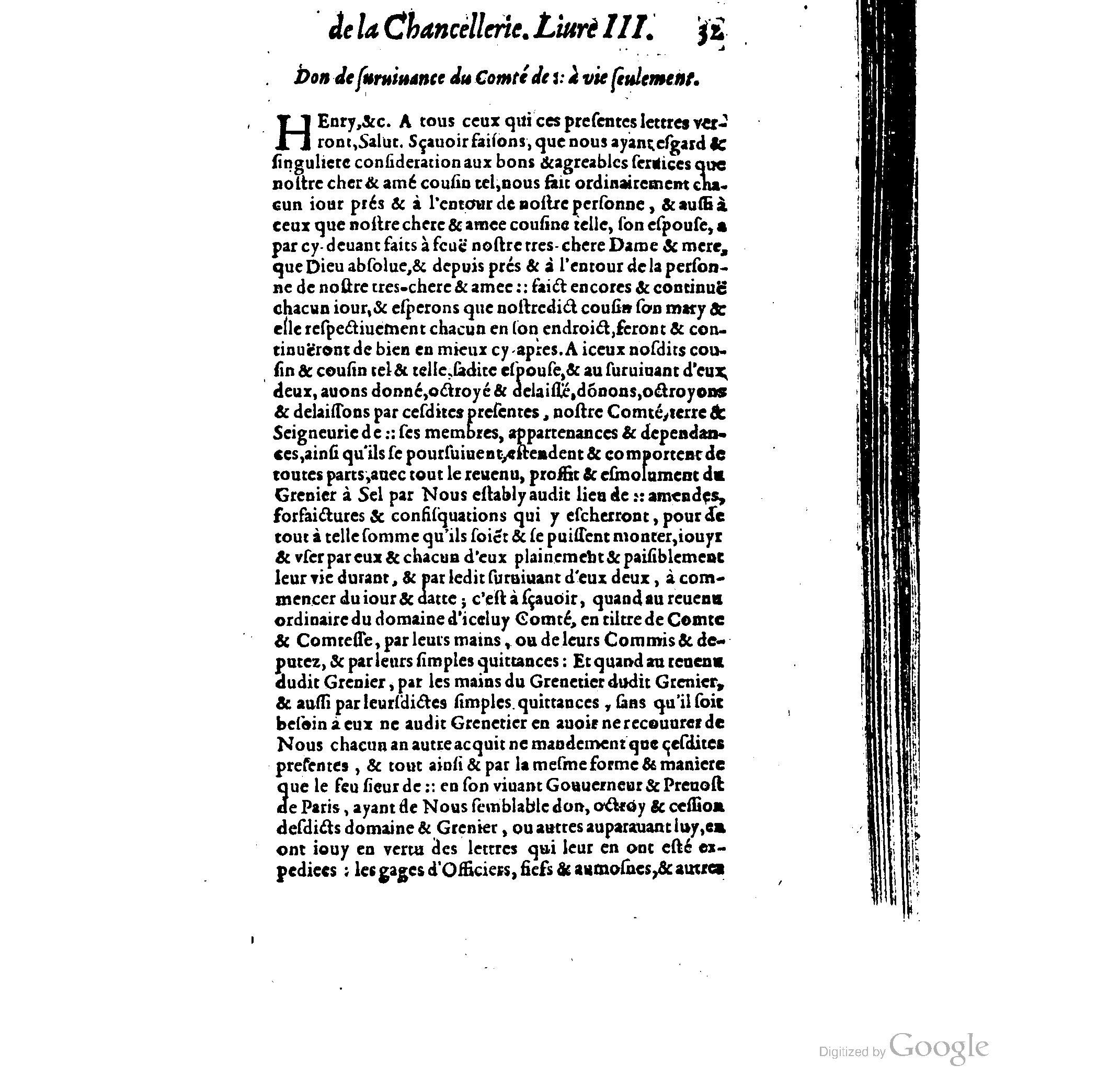 1614 - Jean Richer - Trésor du nouveau style et protocole de la chancellerie de France - BSB Munich