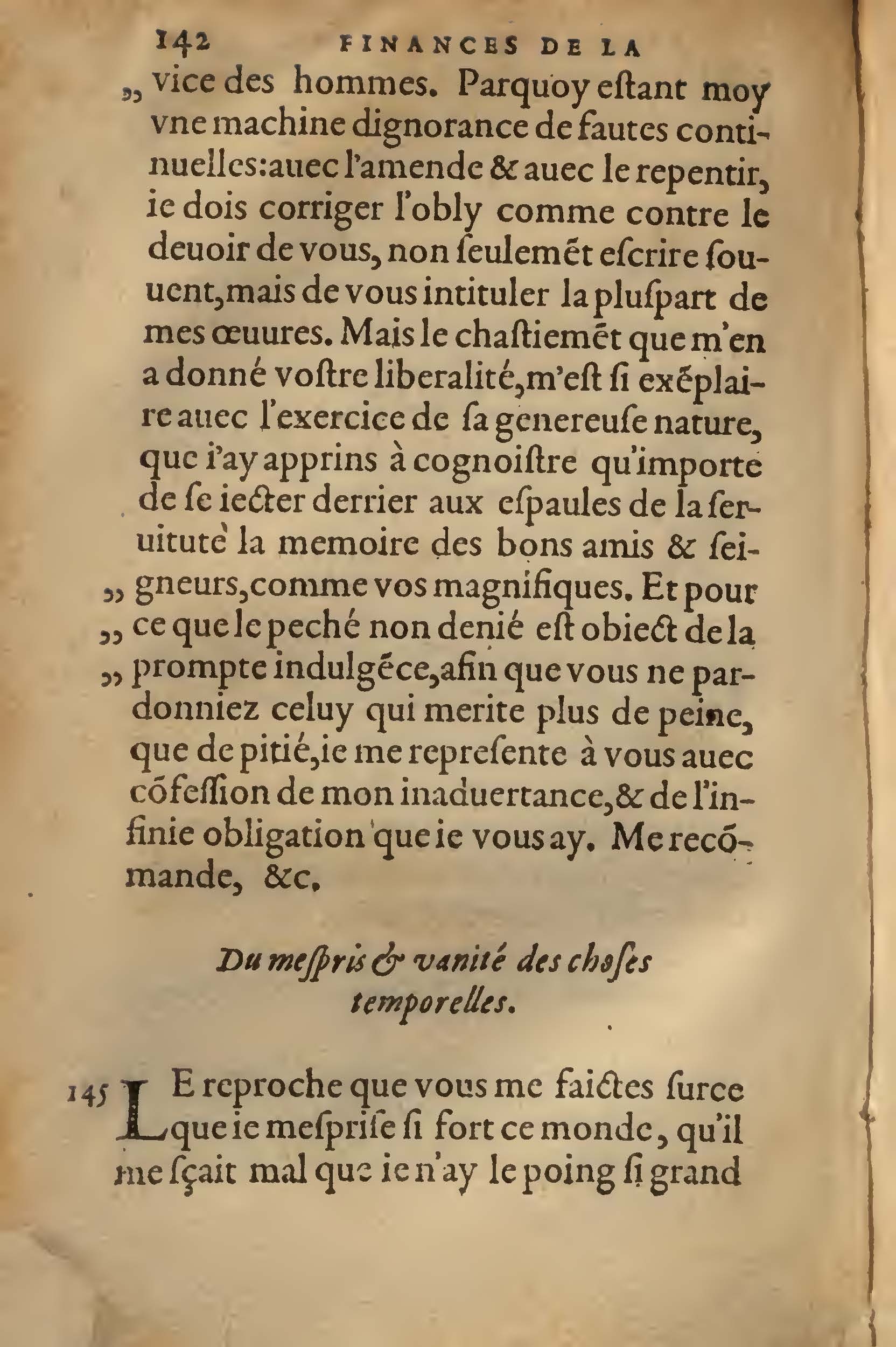 1572 - Lucas Breyer - Finances et Trésor de la plume française - BNC Rome