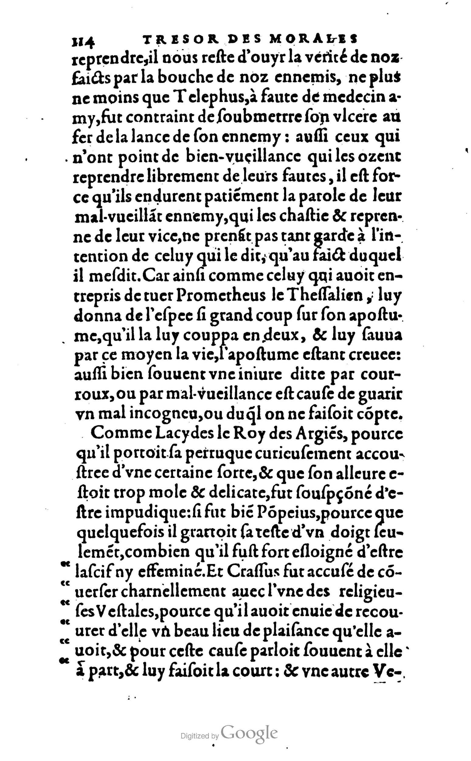1578 - Jean Poupy - Trésor des morales de Plutarque - BSB Munich