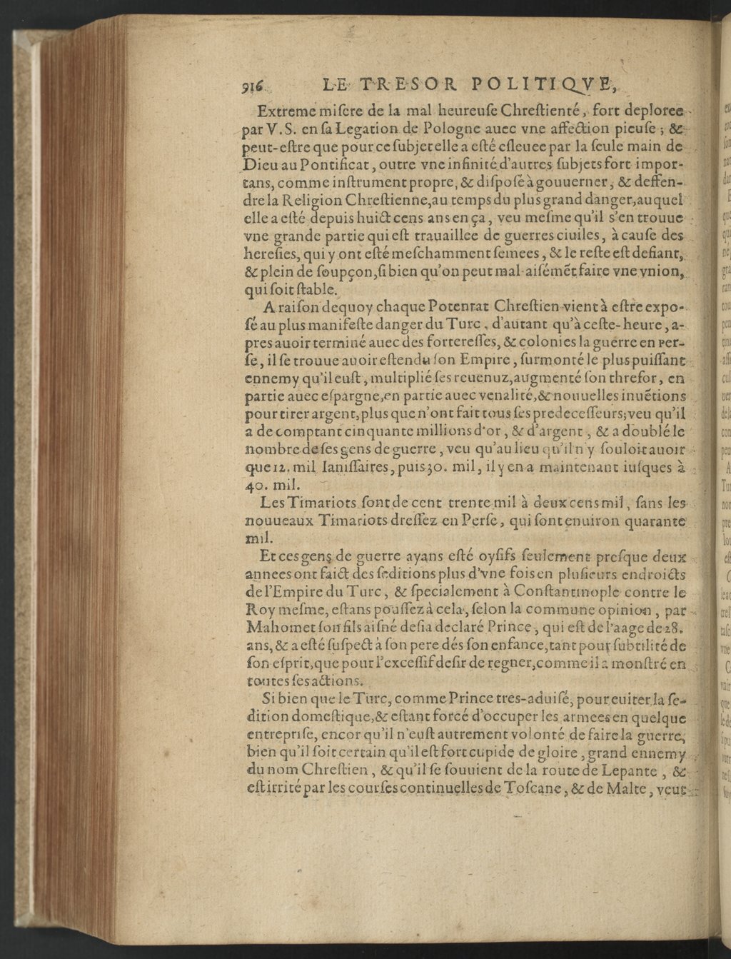 1608 - Nicolas Du Fossé - Trésor politique - BnF Tolbiac