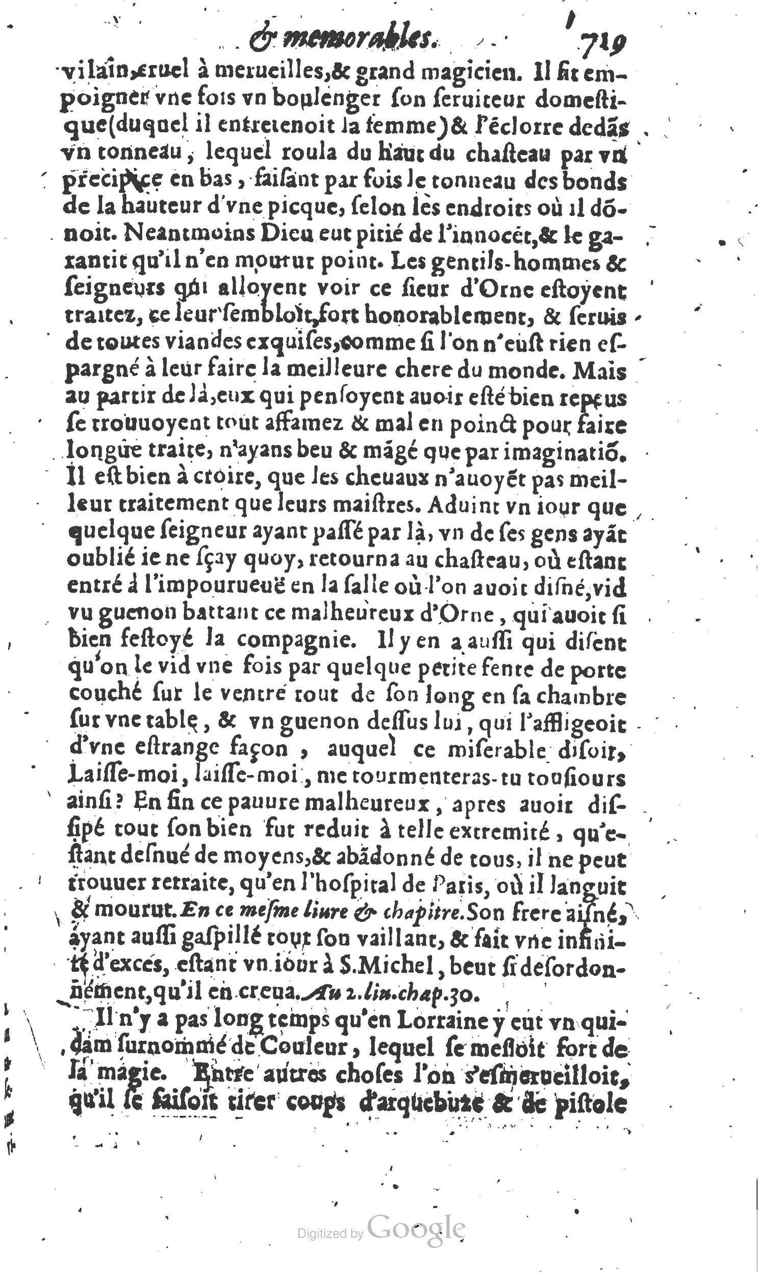 1610 - Paul Marceau - Trésor d’histoires admirables et mémorables - Princeton 1610 - Paul Marceau - Trésor d’histoires admirables et mémorables - Princeton