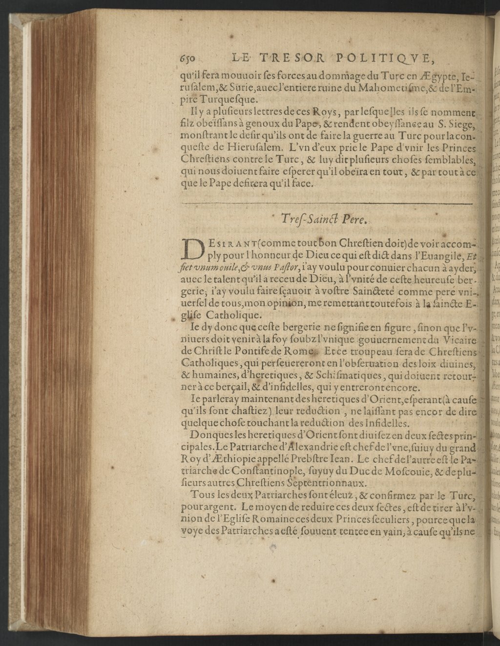 1608 - Nicolas Du Fossé - Trésor politique - BnF Tolbiac