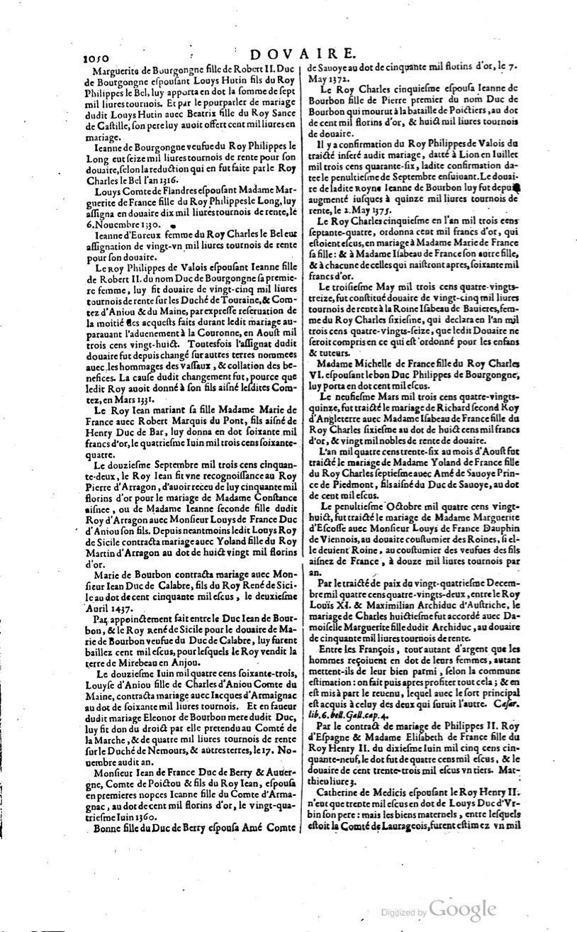 1629 - Veuve Nicolas Buon - Trésor du droit français (29620 T. 1) - BM Lyon
